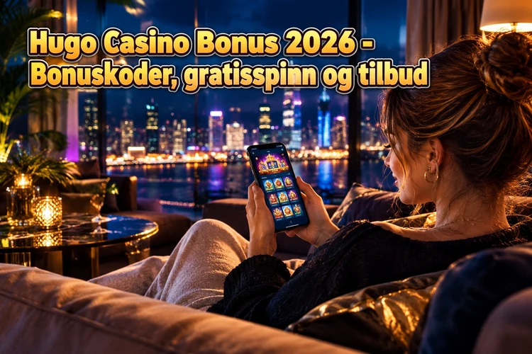 Hugo Casino Bonus 2026 - Bonuskoder, gratisspinn og tilbud