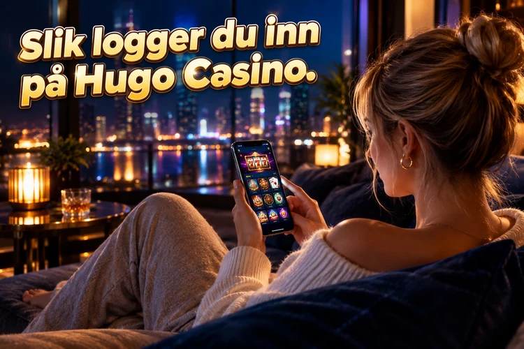 Slik logger du inn på Hugo Casino